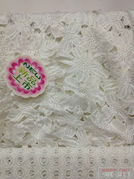 厂家直销牛奶丝水溶绣花 可来样打板，一站式面辅料解决方案